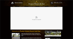 Desktop Screenshot of phuketairportresortandspa.com